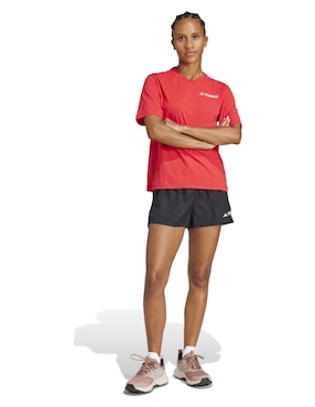 Short con bolsillos Adidas para trail mujer