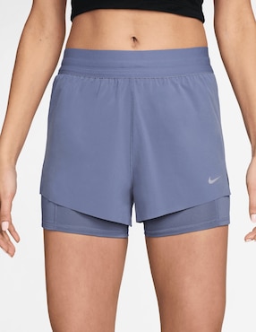 Short efecto doble prenda Nike W Nk Swift Df Mr 2N1 para correr mujer