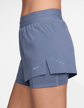 Short efecto doble prenda Nike W Nk Swift Df Mr 2N1 para correr mujer
