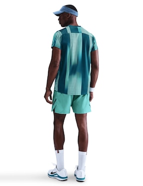 Playera deportiva para tennis Nike Df victory top print para hombre