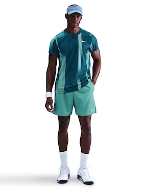 Playera deportiva para tennis Nike Df victory top print para hombre