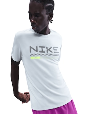 Playera deportiva para correr Nike para hombre