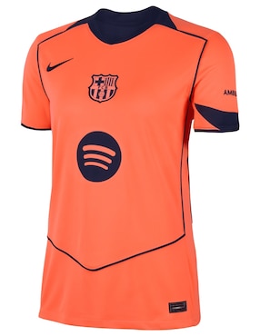 Playera deportiva para fútbol Nike Fútbol Club Barcelona de mujer