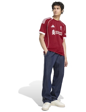 Jersey de  Liverpool Football Club local manga corta Adidas  para hombre
