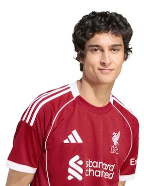 Jersey de  Liverpool Football Club local manga corta Adidas  para hombre