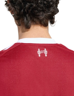 Jersey de  Liverpool Football Club local manga corta Adidas  para hombre