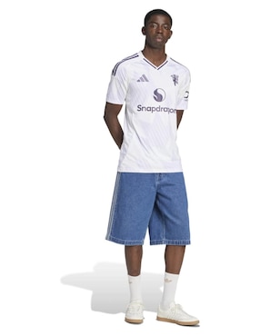 Jersey de Manchester United manga corta Adidas para hombre