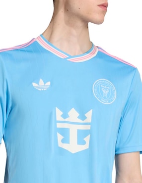 Jersey de  Inter de Miami  manga corta Adidas  para hombre