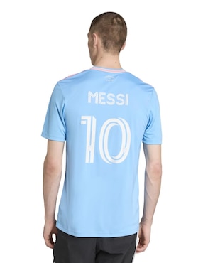 Jersey de  Inter de Miami  manga corta Adidas  para hombre