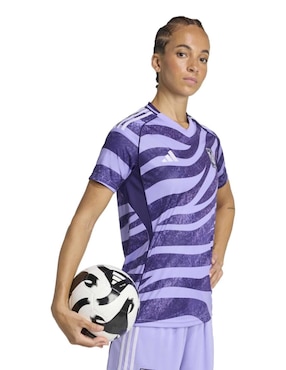 Jersey de Tigres UANL manga corta Adidas para mujer