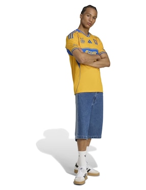 Jersey de Tigres UANL manga corta Adidas para hombre