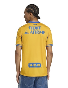 Jersey de Tigres UANL manga corta Adidas para hombre