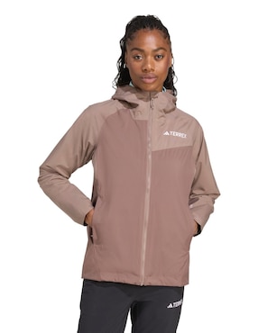 Chamarra para montañismo Adidas de mujer