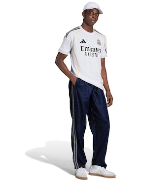 Jersey de Real Madrid Club de Fútbol local manga corta Adidas para hombre
