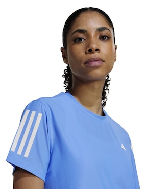 Playera deportiva para correr Adidas para mujer