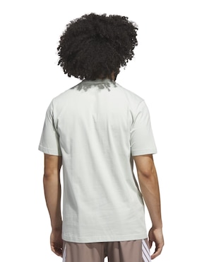 Playera deportiva para básquetbol Adidas de hombre