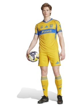 Jersey de Tigres UANL manga corta Adidas para hombre