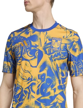 Jersey de  Tigres UANL  manga corta Adidas  para hombre