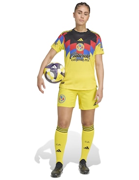 Jersey de Club América local authentic manga corta Adidas jugador para mujer
