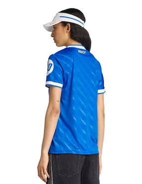 Jersey de Real Madrid Club de Fútbol manga corta Adidas para mujer