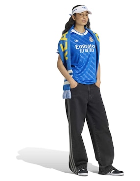 Jersey de Real Madrid Club de Fútbol manga corta Adidas para mujer