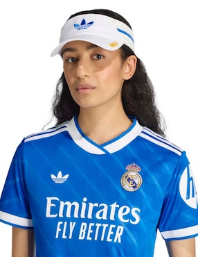 Jersey de Real Madrid Club de Fútbol manga corta Adidas para mujer