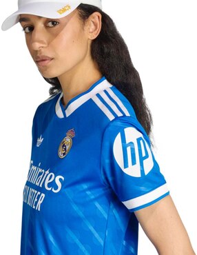 Jersey de Real Madrid Club de Fútbol manga corta Adidas para mujer