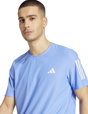 Playera deportiva para correr Adidas para hombre