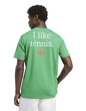 Playera deportiva para tennis Adidas para hombre