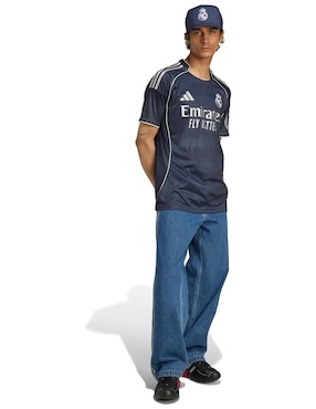 Jersey de Real Madrid Club de Fútbol manga corta Adidas para hombre