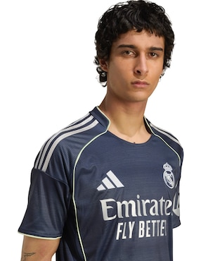Jersey de Real Madrid Club de Fútbol manga corta Adidas para hombre
