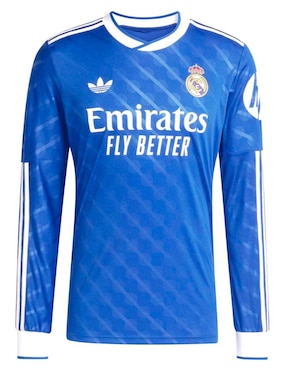 Jersey de  Real Madrid Club de Fútbol  manga larga Adidas  para hombre