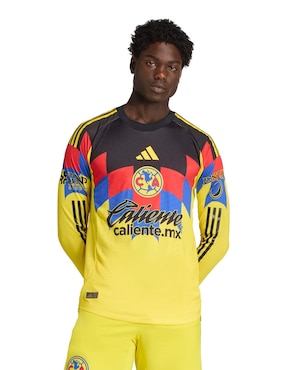 Jersey de Club América local authentic manga larga Adidas para hombre