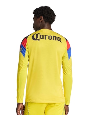 Jersey de Club América local authentic manga larga Adidas para hombre