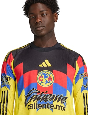 Jersey de Club América local authentic manga larga Adidas para hombre