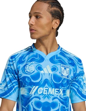 Jersey de  Tigres UANL visitante manga corta Adidas  para hombre