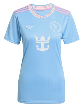 Jersey de Inter de Miami manga corta Adidas para mujer