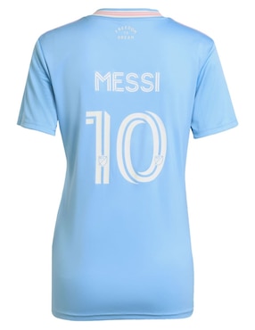 Jersey de Inter de Miami manga corta Adidas para mujer