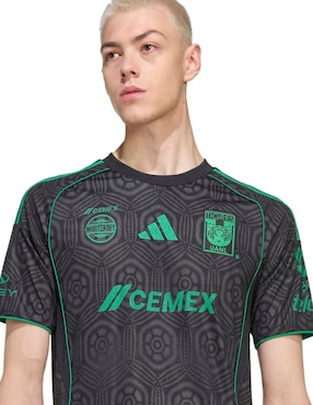 Jersey de  Tigres UANL  manga corta Adidas fan para hombre