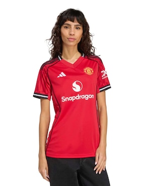Jersey de Manchester United manga corta Adidas para mujer