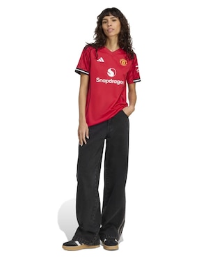 Jersey de Manchester United manga corta Adidas para mujer