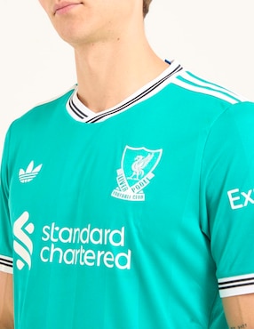 Jersey de Liverpool Football Club local manga corta Adidas para hombre