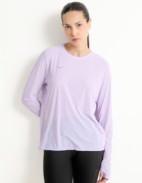 Playera deportiva para correr Hoka de mujer