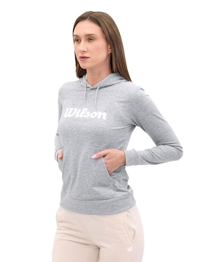 Sudadera Wilson con capucha y bolsa para mujer