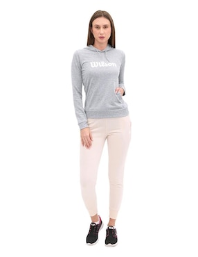 Sudadera Wilson con capucha y bolsa para mujer
