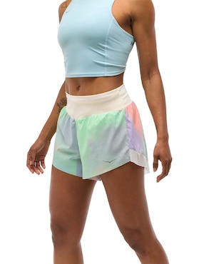 Short con malla Hoka para correr mujer