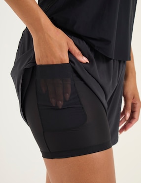 Short con bolsa Hoka para correr mujer