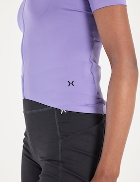 Playera deportiva para ciclismo X10 de mujer