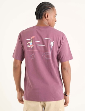 Playera deportiva casual New Balance Hoops Cartoon de hombre