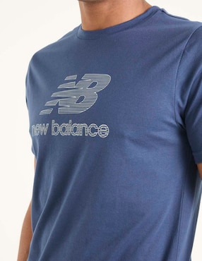 Playera deportiva para entrenamiento New Balance Heathertech de hombre